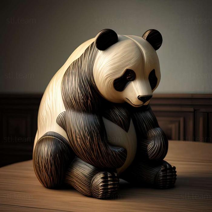 3D model Big panda (STL)